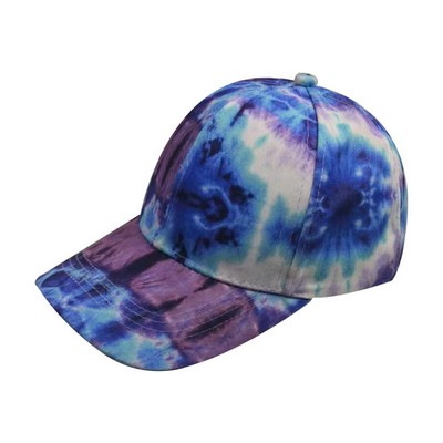 Classic Cotton Baseball Cap Dye Ponytail Hat